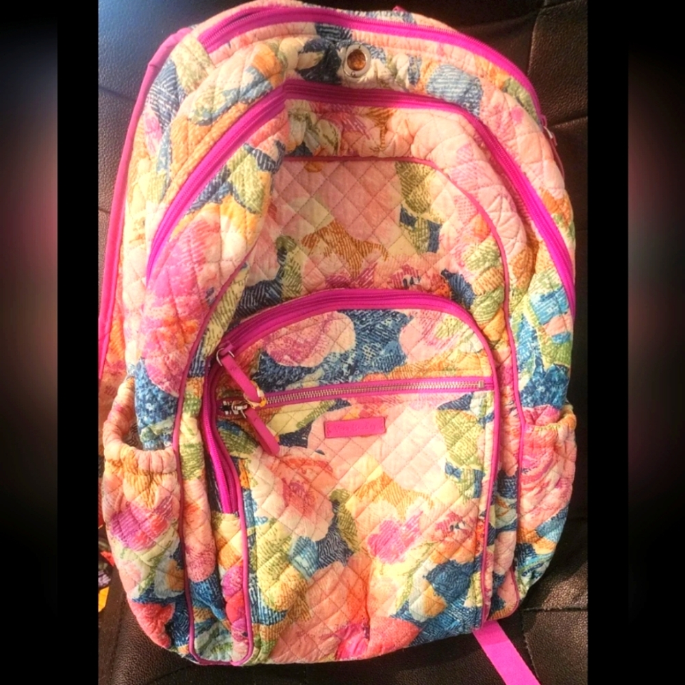Vera Bradley backpack Pink Flowers